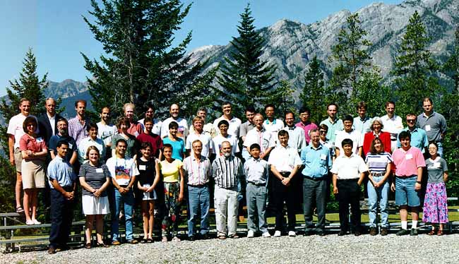 Participants de l'École d'été du CRM, 1997, à Banff, Alberta